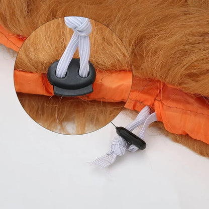 Lion Mane Costume Wig for Medium and Large Dogs