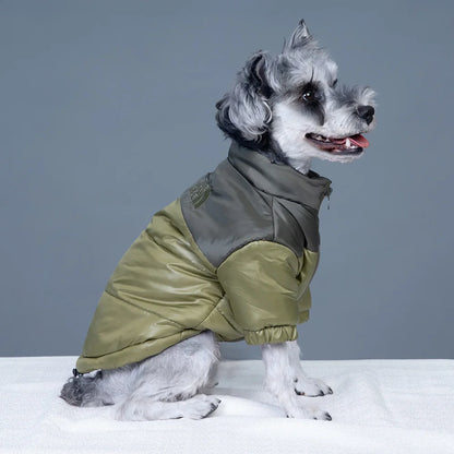 The Dog Face Winter Puffer Jacket Multi Color Windproof Dog Coat XS-3XL Dog Clothes