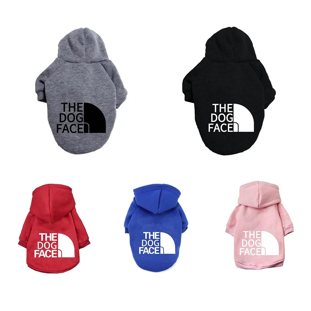Dog Face Dog Hoodie Sweater Coat | Dog Clothes