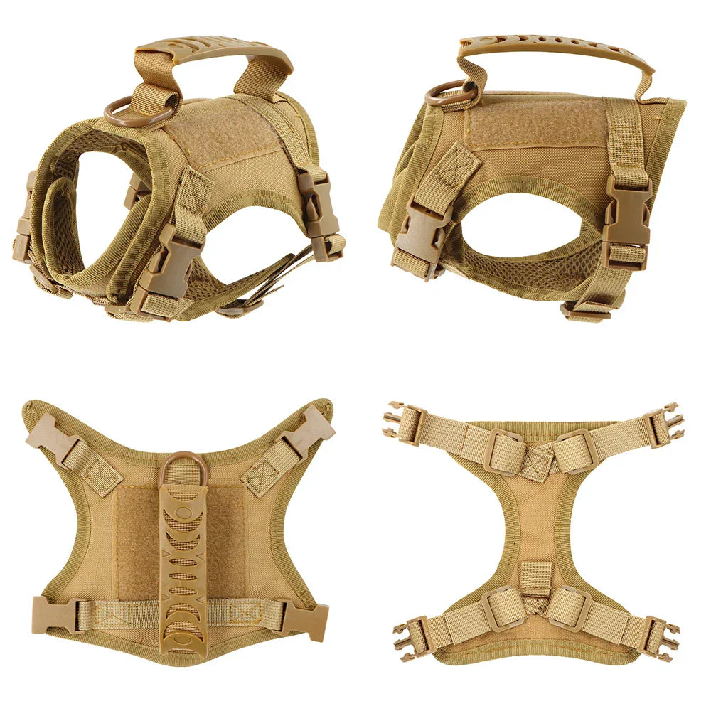 Rover Rituals | Tactical Dog Harness and Leash for Small Dogs | Durable & Secure Fit