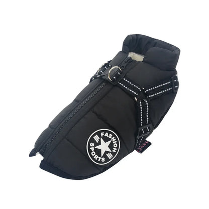 Dog Jacket With Harness Dog Clothes