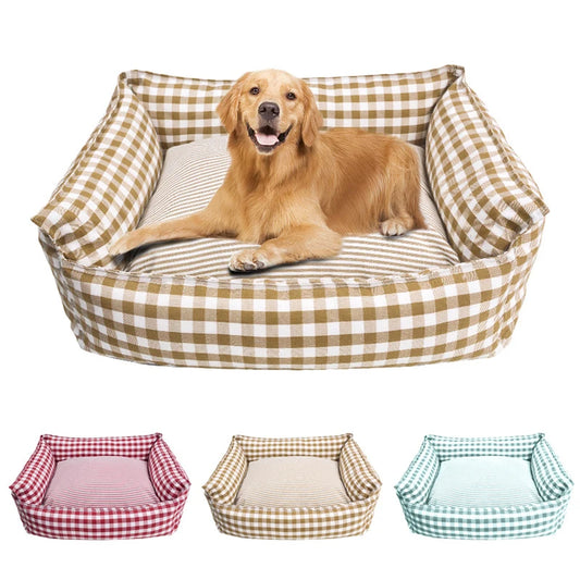 Chequer Dog Couch Bed Dog Sofa