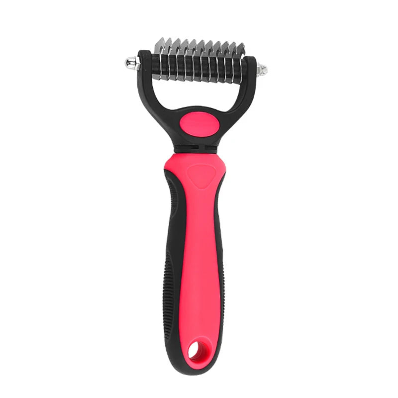FurFlow™️Dog Deshedding Undercoat Rake Brush | Ultimate Dog Grooming Tool