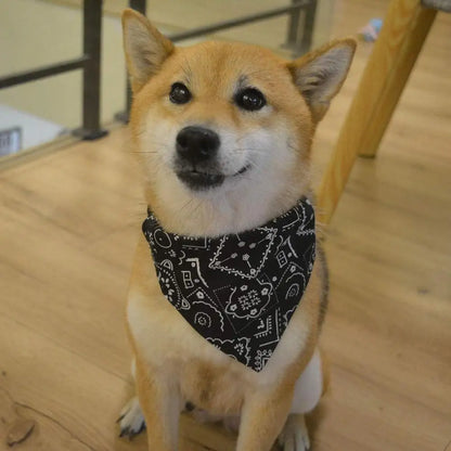 Dog Bandana Dog Scarf with buckle | Dog Clothes