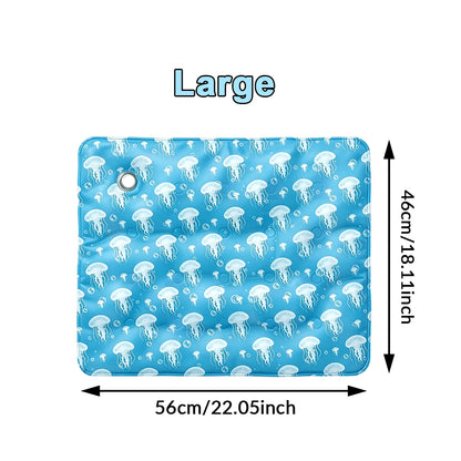 Dog Cooling Mat – Water-Filled and Gel Waterproof Breathable Summer Pad