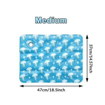 Dog Cooling Mat – Water-Filled and Gel Waterproof Breathable Summer Pad