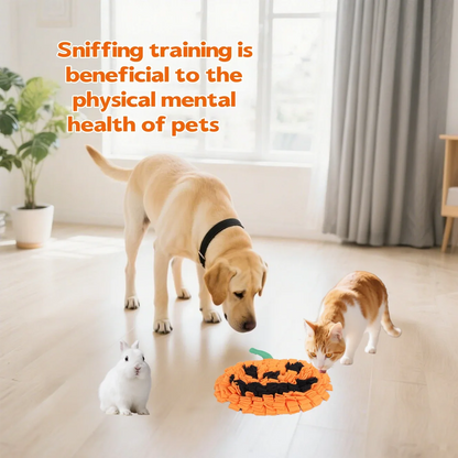 Pumpkin Snuffle Mat for Dogs - Halloween Slow Feeder