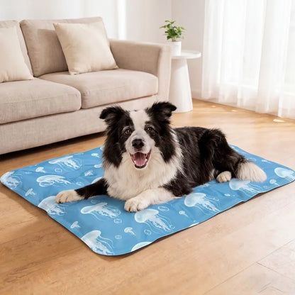 Dog Cooling Mat – Water-Filled and Gel Waterproof Breathable Summer Pad