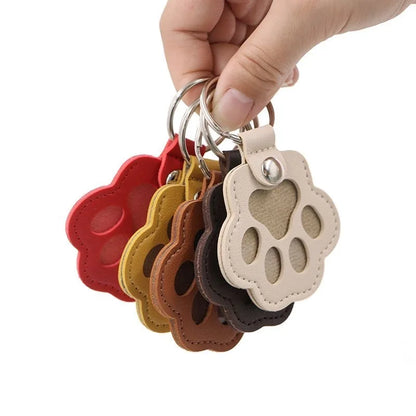 CheriFur Pet Hair Dog Memorial Gift Keychain Leather Keepsake