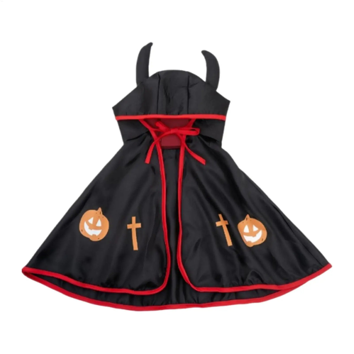 Pumpkin Cape Halloween Costume for Dogs and Cats