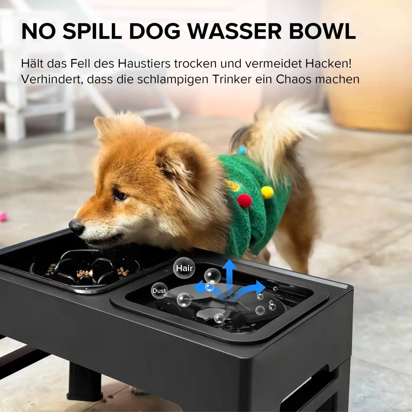 Elevated Dog Bowl Stand | Elevated Dog Bowl | Dog Slow Feeder Bowl
