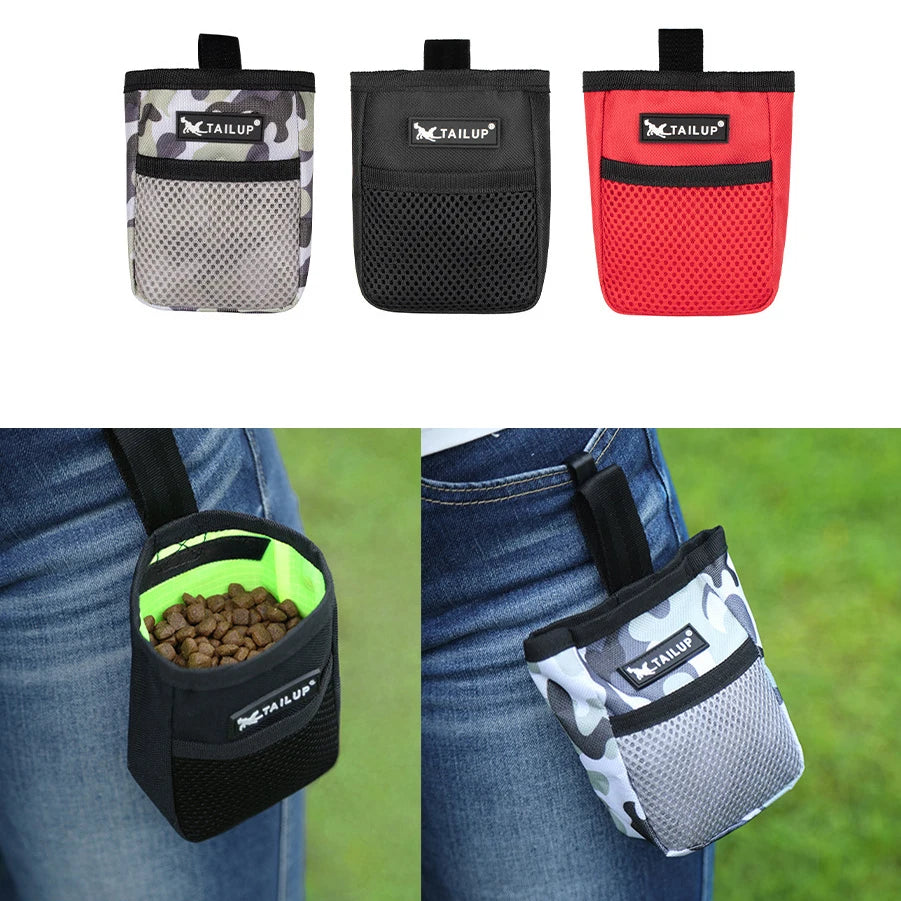 Dog Treat Pouch with belt/pocket clip