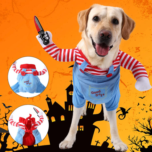 Dog Cosplay Halloween Costume For Small Medium Large Dogs Cats Dog Clothes