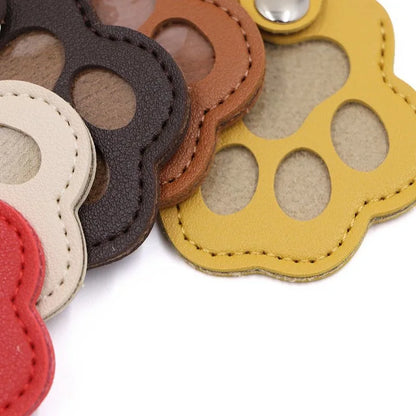 CheriFur Pet Hair Dog Memorial Gift Keychain Leather Keepsake