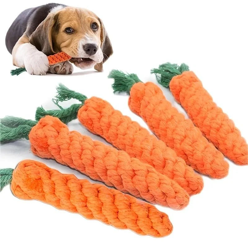 Anti-Anxiety Carrot Knot Chew Toy for Dogs | Durable Dog Toys - Rover Rituals