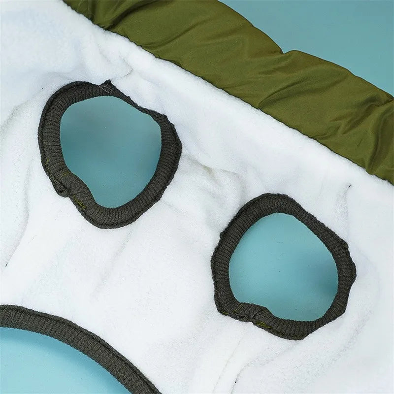 Waterproof Warm Winter Dog Jacket With Harness | Dog Clothes