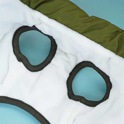 Waterproof Warm Winter Dog Jacket With Harness | Dog Clothes