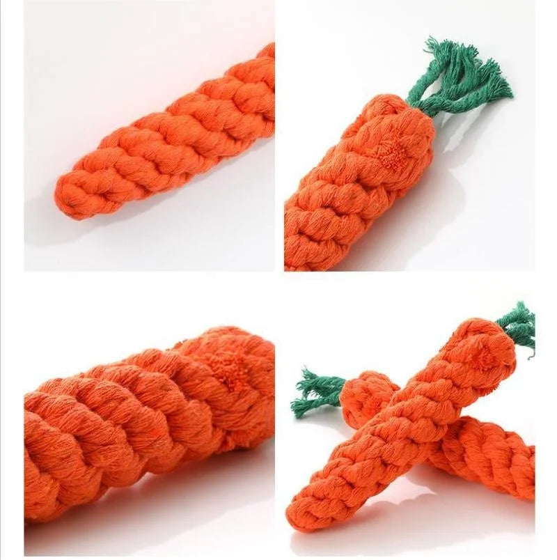 Anti-Anxiety Carrot Knot Chew Toy for Dogs | Durable Dog Toys - Rover Rituals