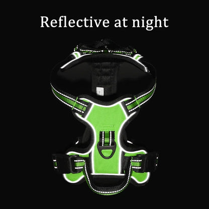 No Pull reflective dog harness