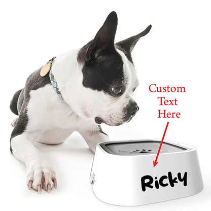 Custom Dog Drinking Water Bowl No Spill Floating Non-Wetting Mouth Cat Slow Anti-Overflow Water Feeding Dispenser Large Capacity - Rover Rituals
