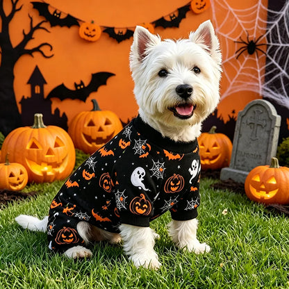 Dog Halloween Outfit Pajamas – Black Polyester Dog Costume