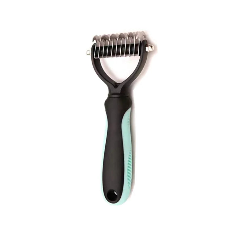 FurFlow™️Dog Deshedding Undercoat Rake Brush | Ultimate Dog Grooming Tool