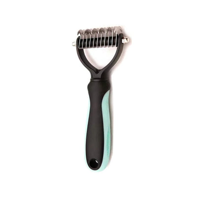 FurFlow™️Dog Deshedding Undercoat Rake Brush | Ultimate Dog Grooming Tool