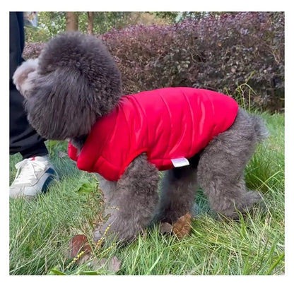 The Dog Face Puffer Vest for Winter for Small Medium Dogs | Dog Clothes