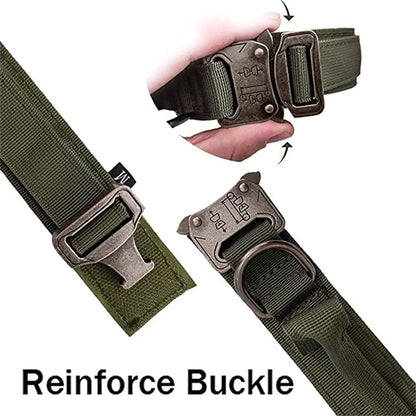 Durable Tactical Dog Collar and Leash Set