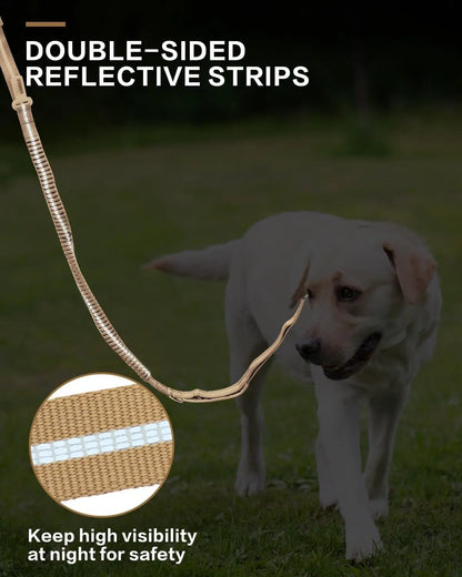 heavy duty 2 in 1 dog car seat belt buckle bungee restraint and leash