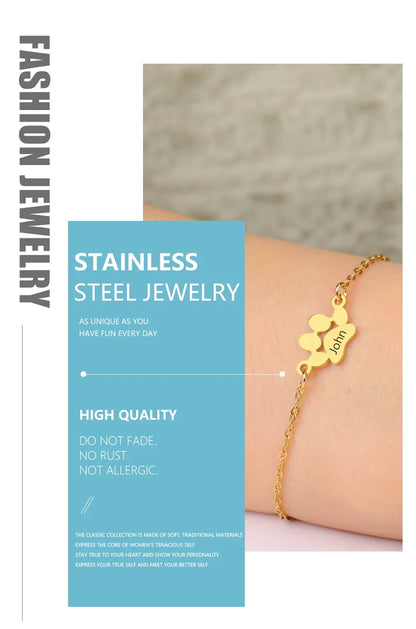 Custom Name Bracelet for Dog Personalized Names | Mother's Day Gift Ideas