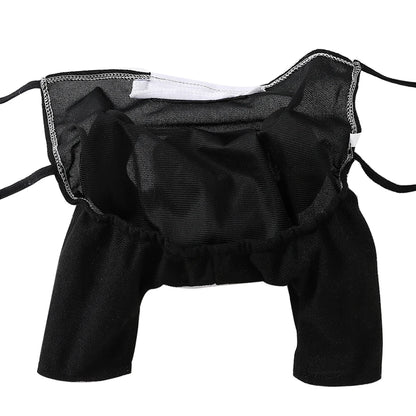 Dog Priest Costume with Bible Prop for Halloween