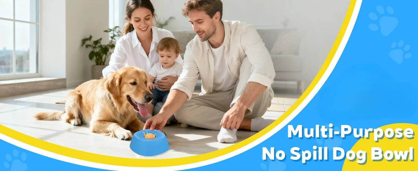 Anti-Anxiety Dog Slow Feeder Bowl Non-Slip Lick Toy - Rover Rituals