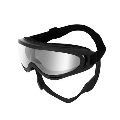 Pet Goggles Adjustable Anti UV Glare Windproof Sunglasses for Dogs Outdoor Hiking Running Beach All Breeds Eye Protection Black - Rover Rituals