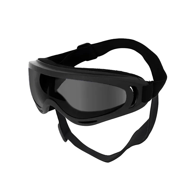 Pet Goggles Adjustable Anti UV Glare Windproof Sunglasses for Dogs Outdoor Hiking Running Beach All Breeds Eye Protection Black - Rover Rituals