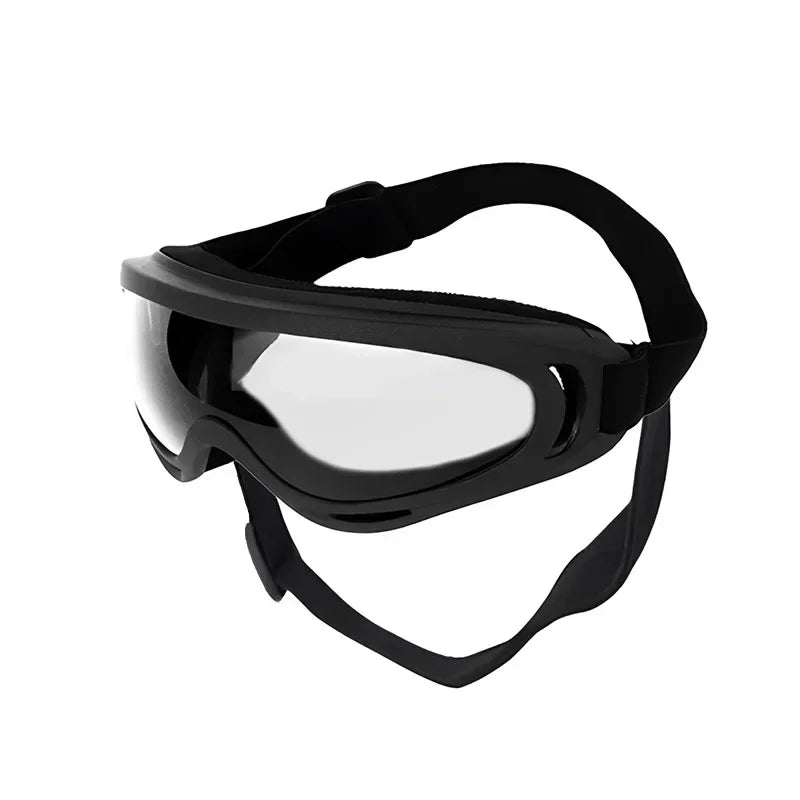Pet Goggles Adjustable Anti UV Glare Windproof Sunglasses for Dogs Outdoor Hiking Running Beach All Breeds Eye Protection Black - Rover Rituals