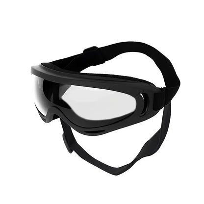 Pet Goggles Adjustable Anti UV Glare Windproof Sunglasses for Dogs Outdoor Hiking Running Beach All Breeds Eye Protection Black - Rover Rituals