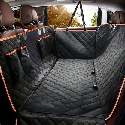 Durable Pet Car Seat Cover Hammock – Safe & Comfy Travel Cushion