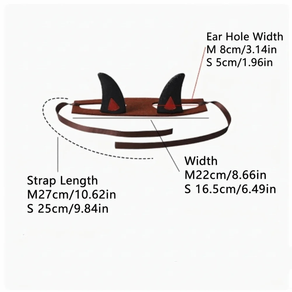 Devil Horns Halloween Headband for Dogs and Cats
