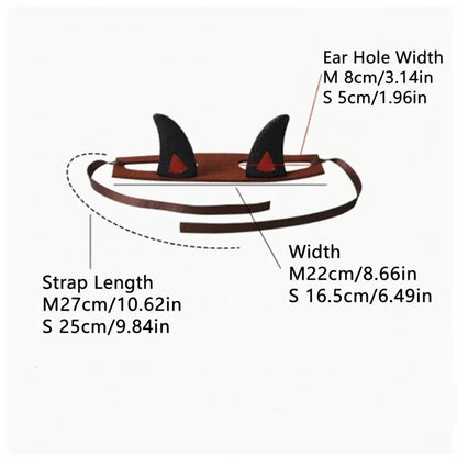 Devil Horns Halloween Headband for Dogs and Cats