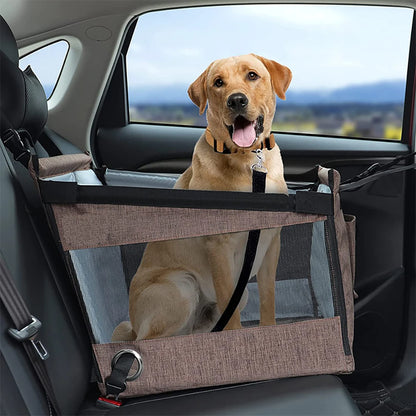 Detachable and Washable Dog Car Seat with leash attachment Small Medium Dogs