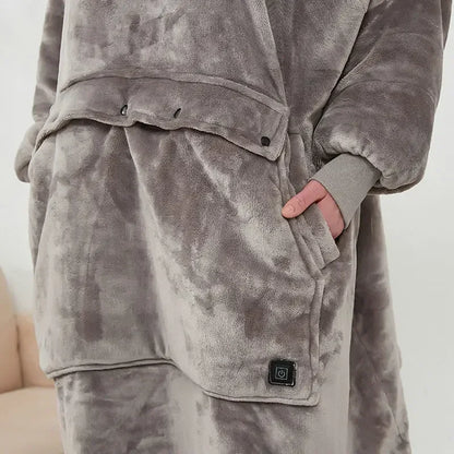 HugBuddy™ Comfort Hoodie | Oversized Heated Hoodie with Pocket for Pets!