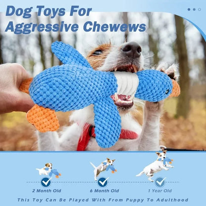 Plush Goose Dog Chew Toy | Soft Squeaky Toy for Dogs