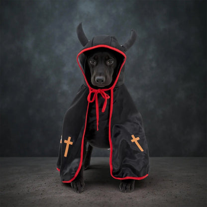 Pumpkin Cape Halloween Costume for Dogs and Cats