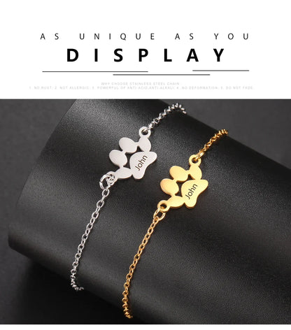 Custom Name Bracelet for Dog Personalized Names | Mother's Day Gift Ideas