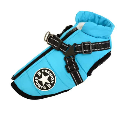 Dog Jacket With Harness Dog Clothes