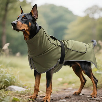 Dog Windbreaker Raincoat | Waterproof Stormcoat for Medium & Large Dogs