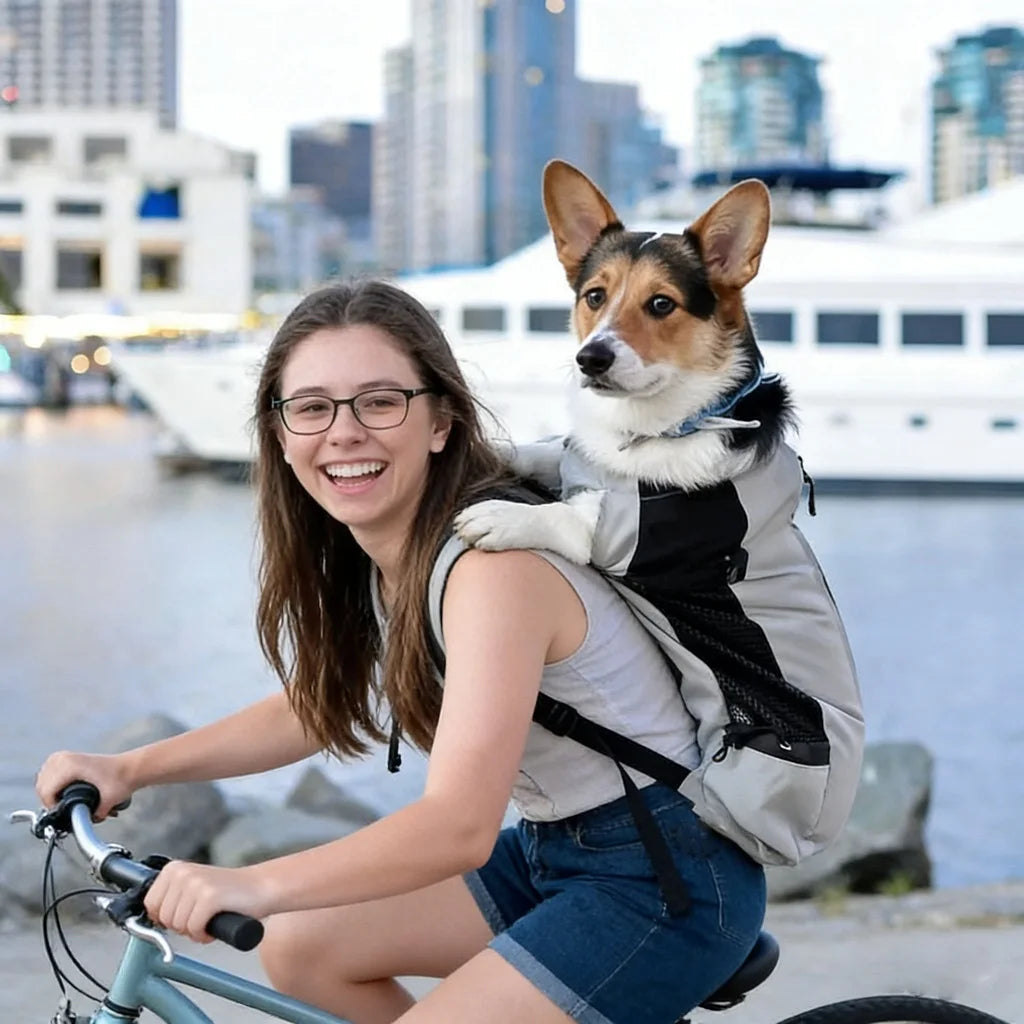 SecureRide Dog Carrier Backpack