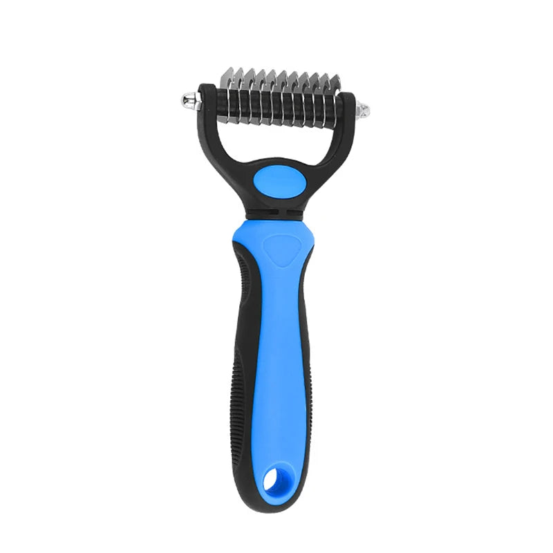 FurFlow™️Dog Deshedding Undercoat Rake Brush | Ultimate Dog Grooming Tool