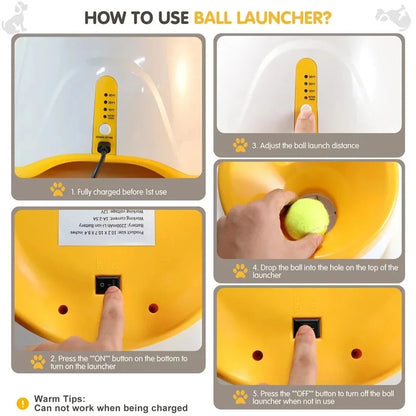 FetchMate™ Automatic Dog Ball Launcher | Ultimate Dog Toy
